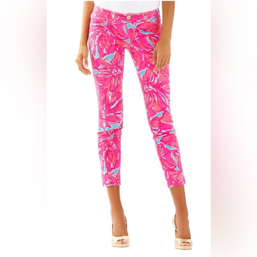 Lilly Pulitzer Kelly skinny Ankle Pant, size 10